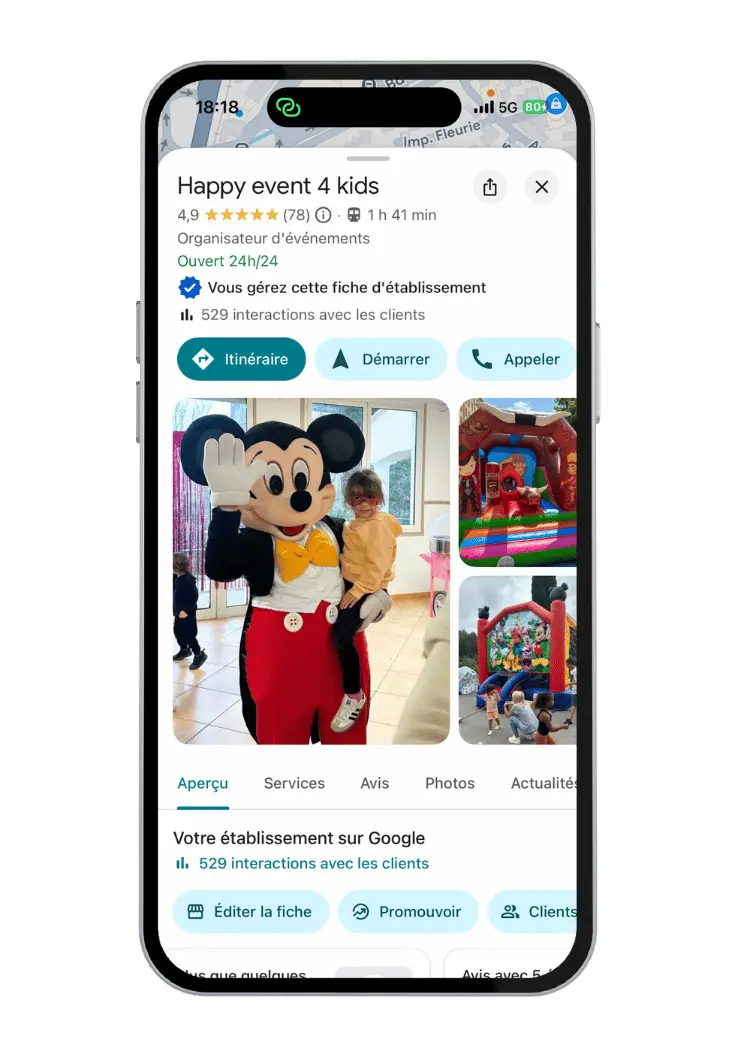 fiche Google Happyevent4kids fiche Google Happyevent4kids